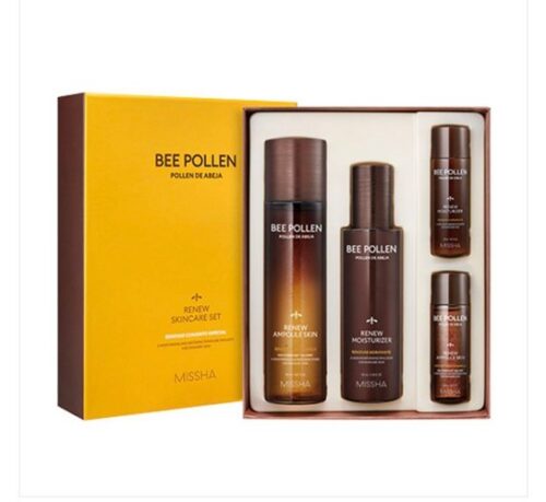 Set especial para cuidado de la piel con polen de abeja. Missha