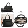 Conjunto de Bolso y Monedero de Estilo Retro C7860