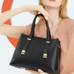 Bolso de Mano con Detalles Dorados C7808